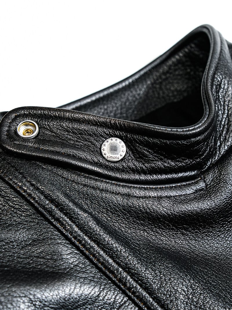 1920s Vintage Classic Riders Jacket — Heavy Goatskin