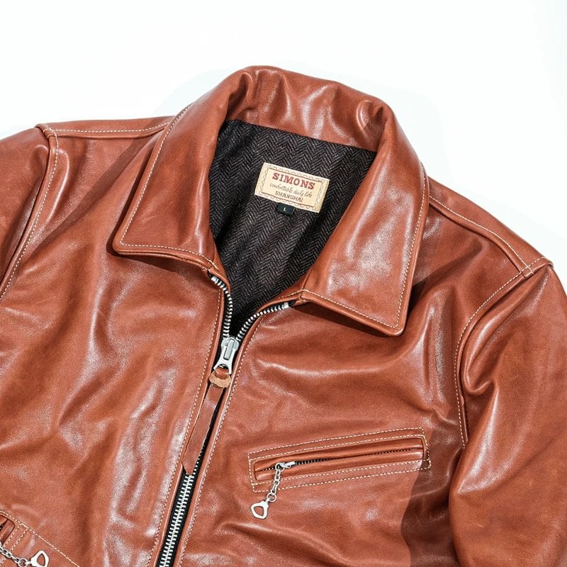 Highway Patrol Single Riders — 1930s Horsehide