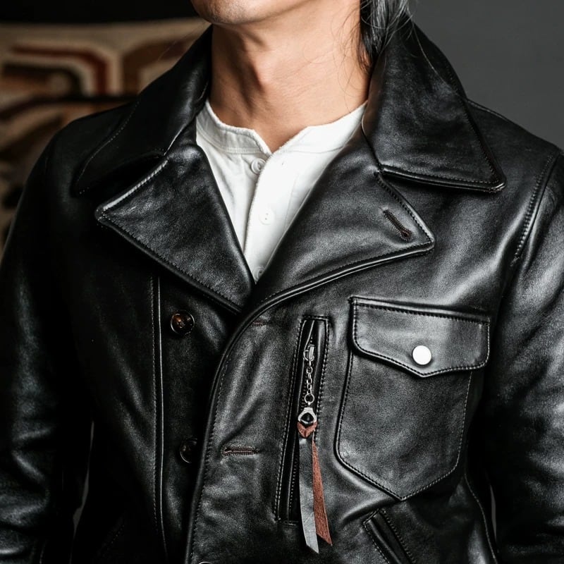 Car Coat — 1940s Horsehide