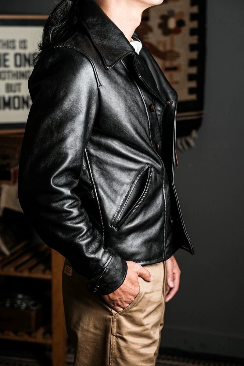 Car Coat — 1940s Horsehide
