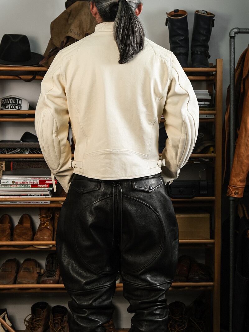 1920s Vintage Classic Riders Jacket — Heavy Goatskin