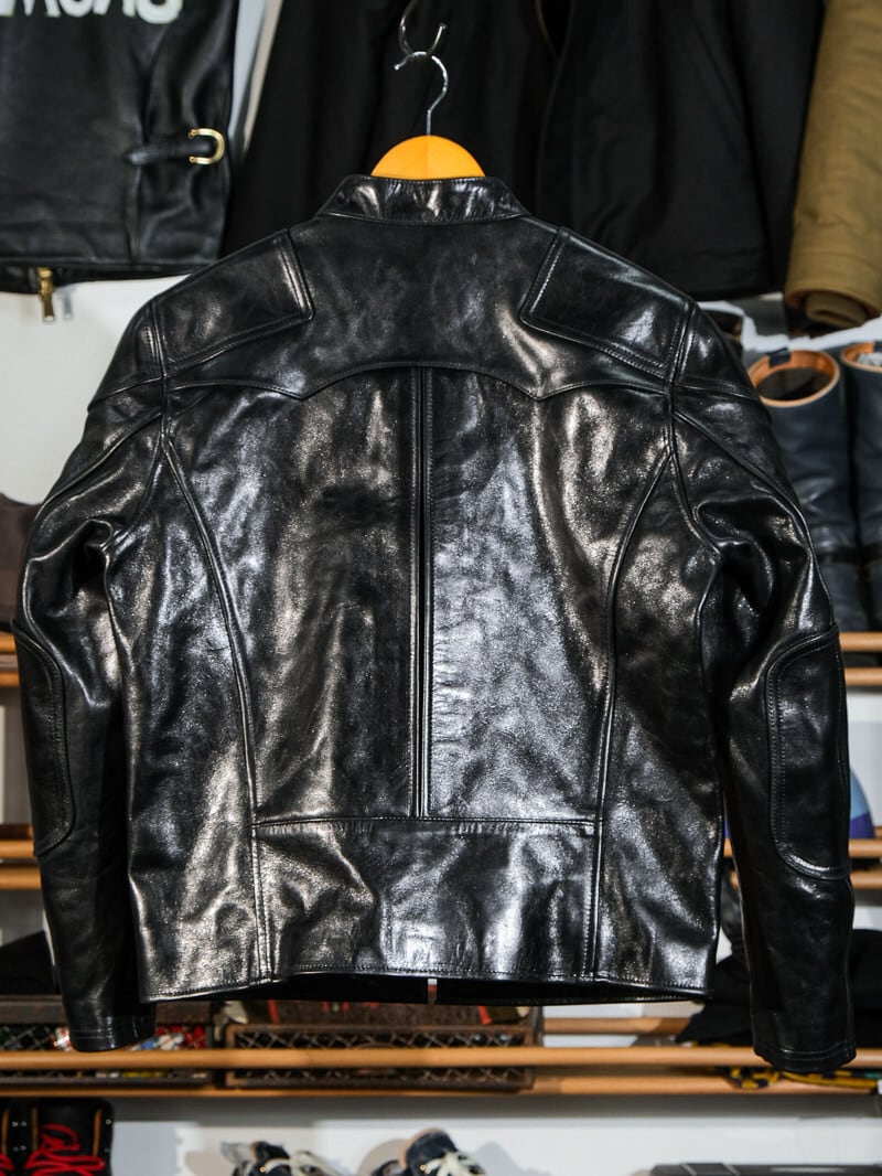 レーシングレザージャケット パデッド ホースハイド