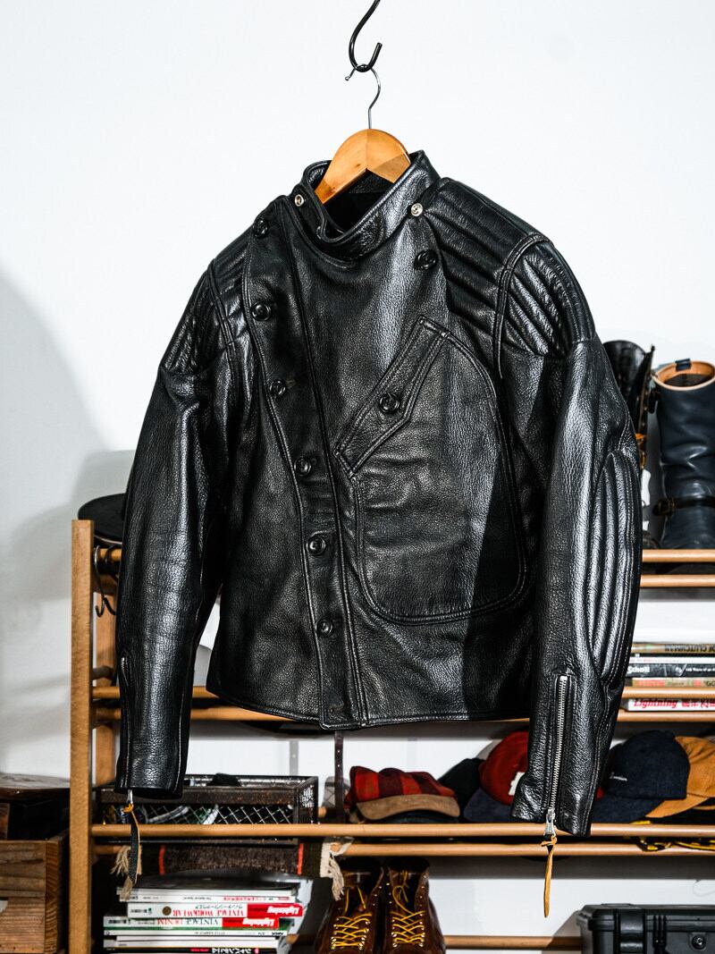 1920s Vintage Classic Riders Jacket — Heavy Goatskin