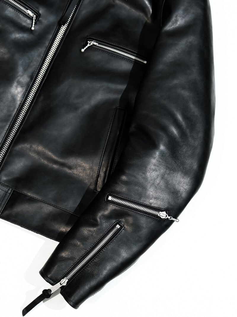 551 Leather Jacket — British Classic, Black Calfskin