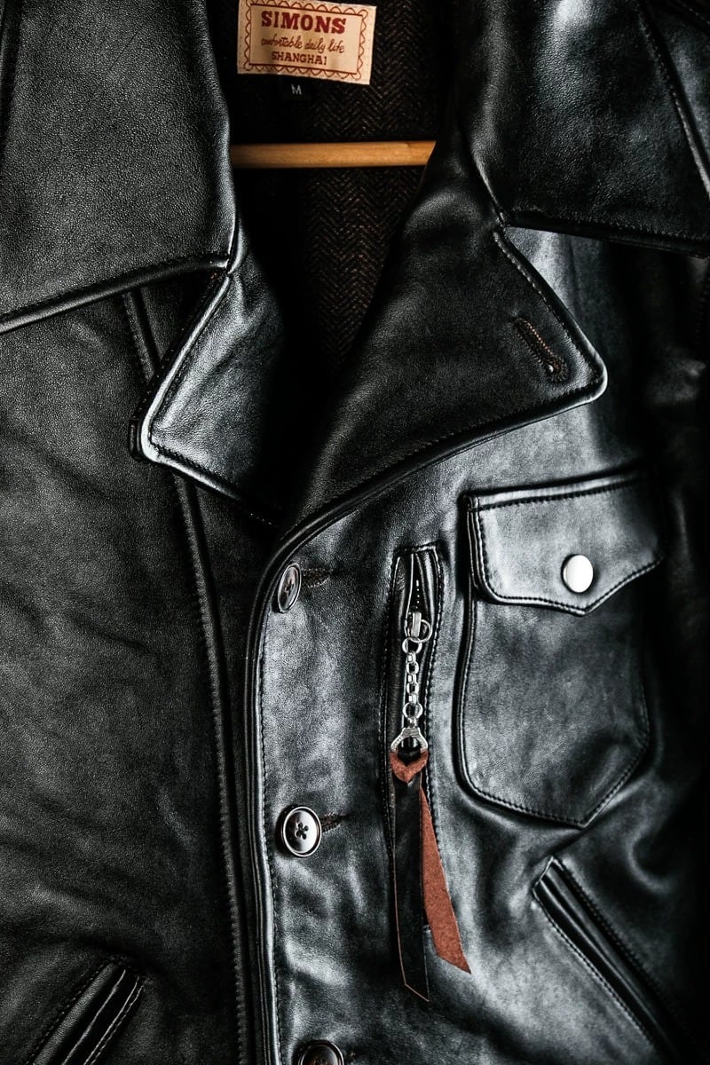 Car Coat — 1940s Horsehide