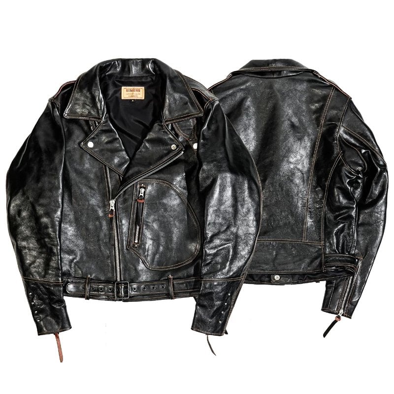 Classic Double-Pocket Riders — Tea-Core, 1930s Horsehide