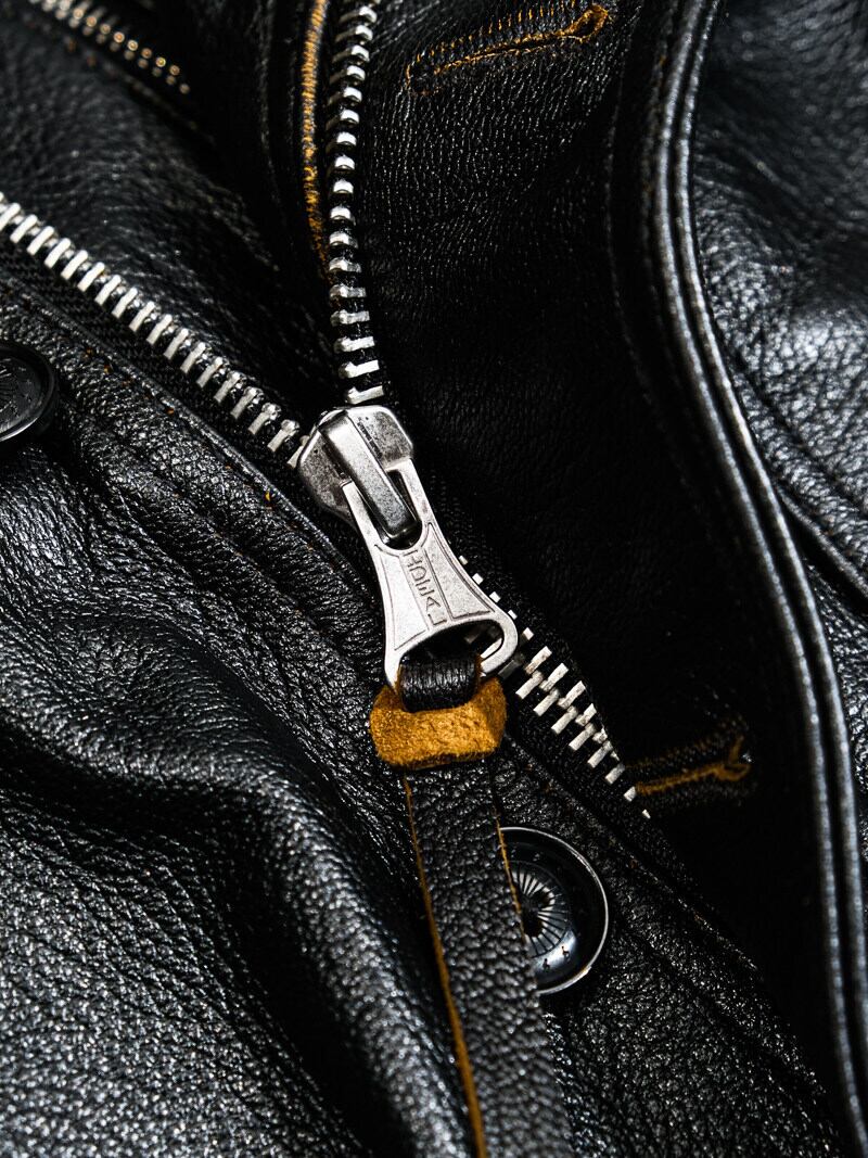 1920s Vintage Classic Riders Jacket — Heavy Goatskin