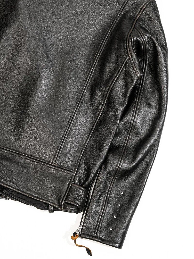 Double-Breasted Riders Jacket J-31 — 1930s Goatskin