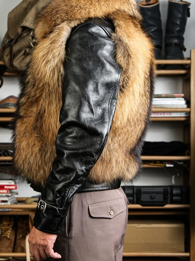 GRIZZLY JACKET ベアキング マウンテンファージャケット 1930sホースハイド