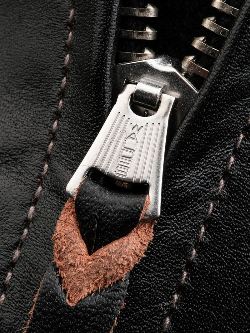 1930s Half-Belt Leather Jacket — Vintage Finish, Horsehide