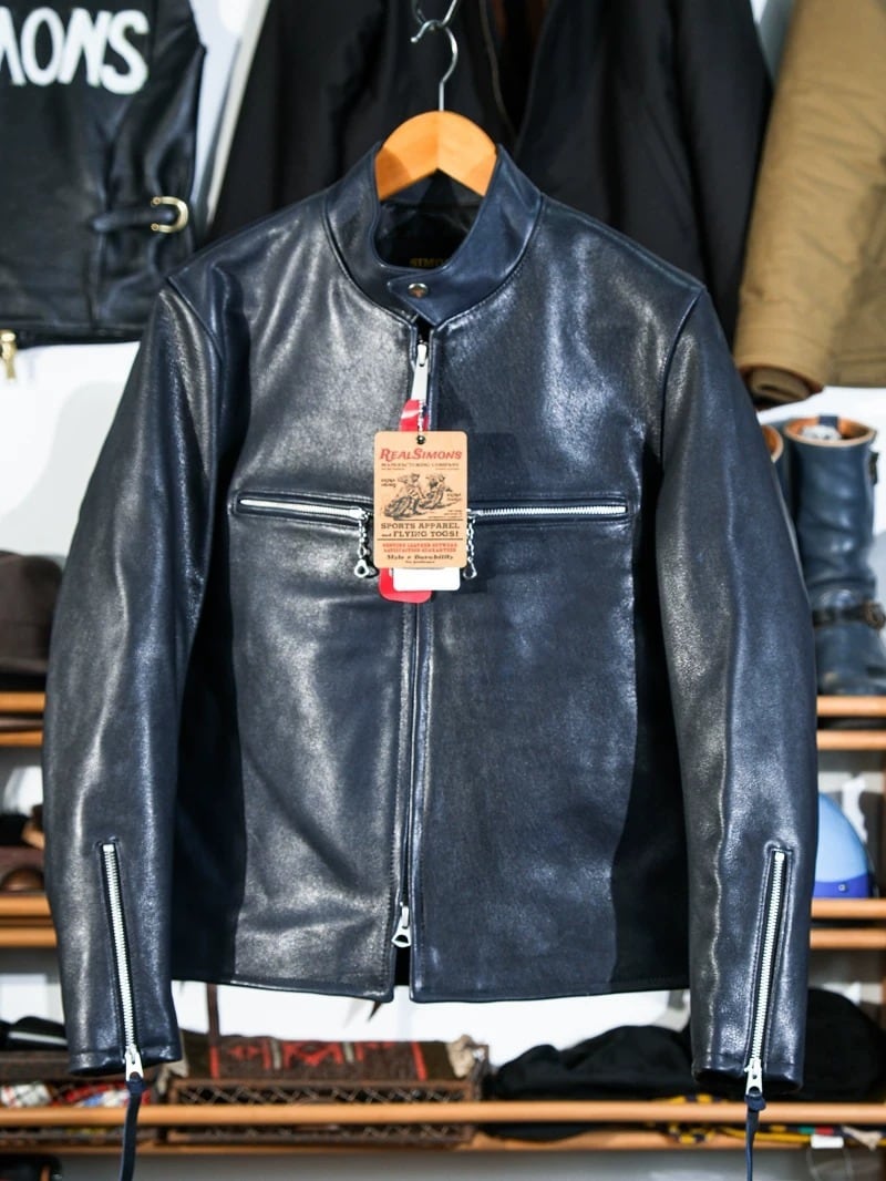 カフェレーサー ライダース J-100 ゴートスキン