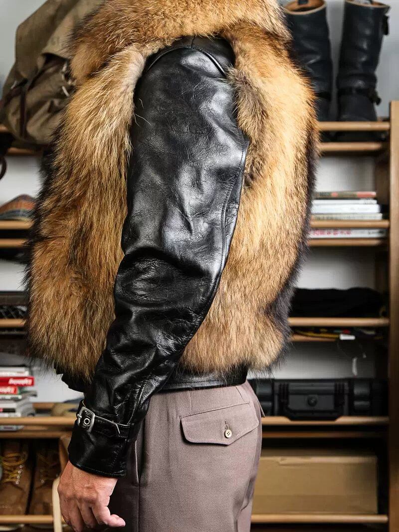 GRIZZLY JACKET ベアキング マウンテンファージャケット 1930sホースハイド