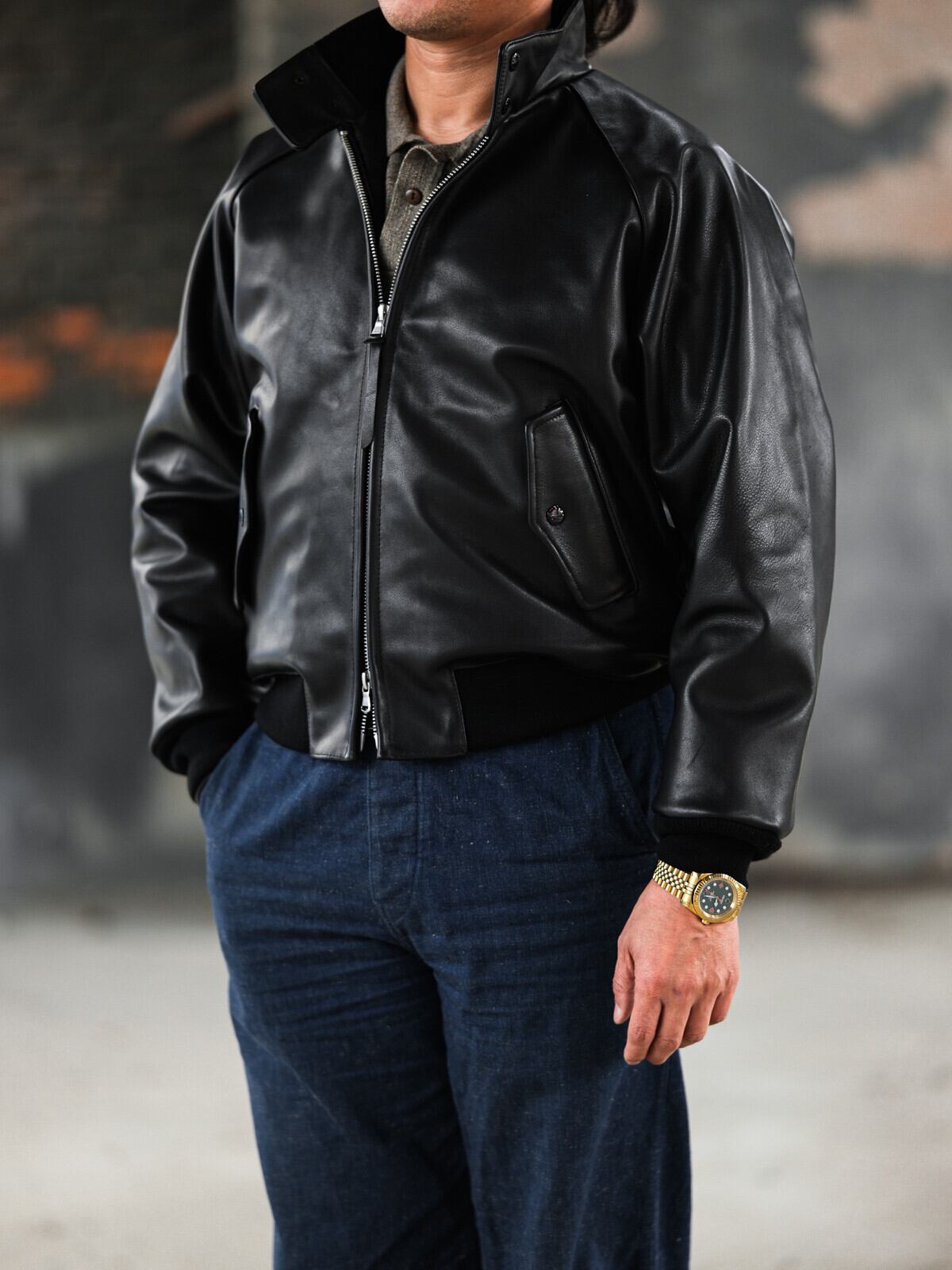 Harrington Blouson G9 — Leather