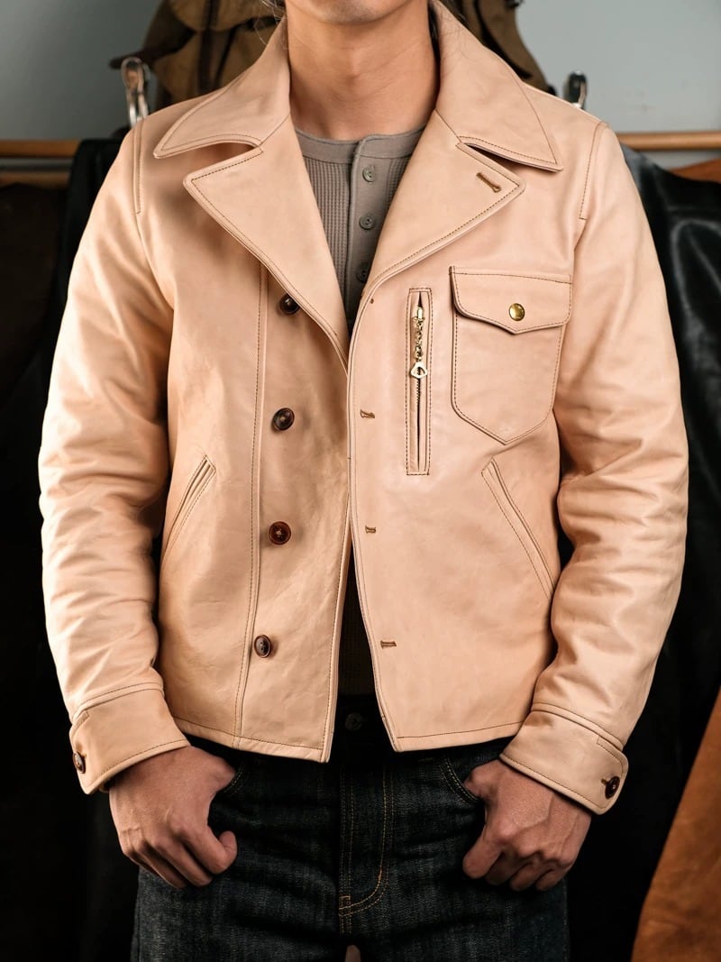 Car Coat — 1940s Horsehide