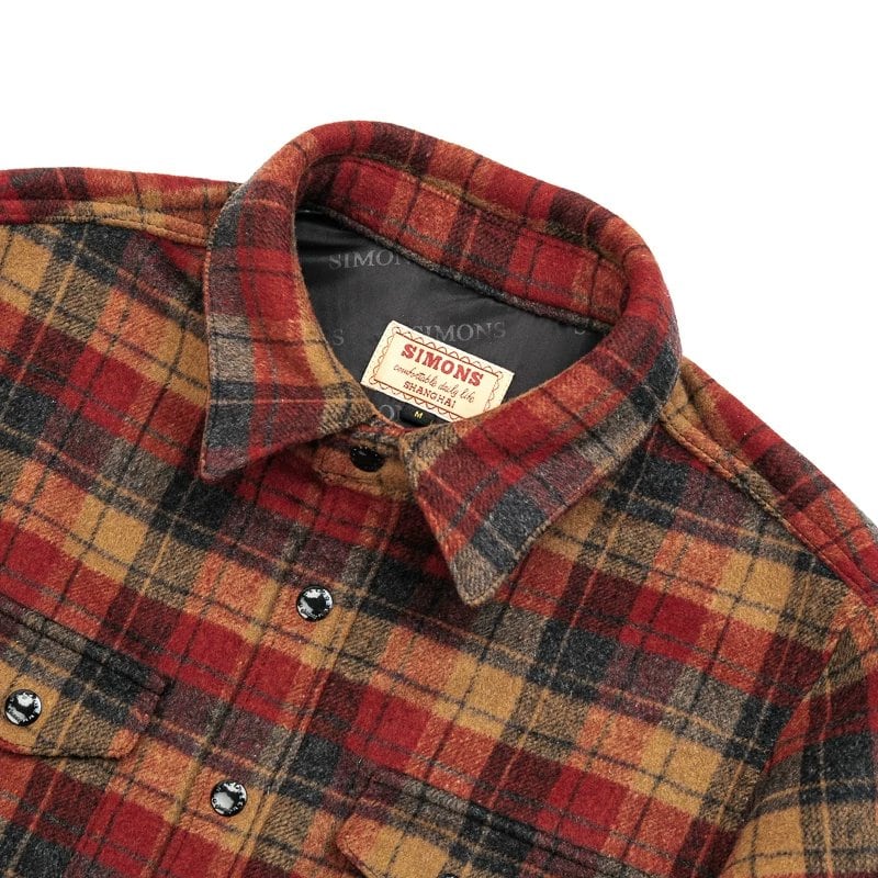 CPO Shirt Jacket — Check, Heavy, Coffee Brown Wool