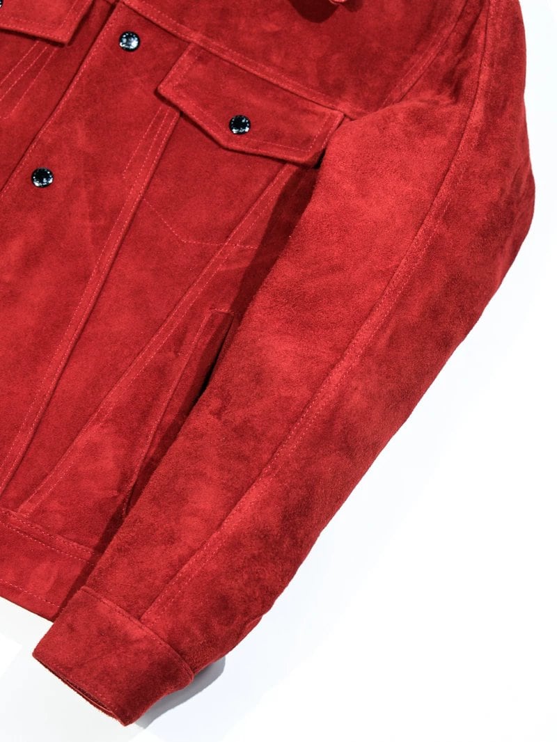 Suede Trucker Jacket — Third Type, Goat Suede