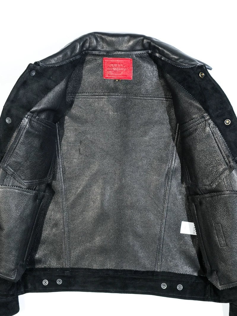 Suede Trucker Jacket — Third Type, Goat Suede